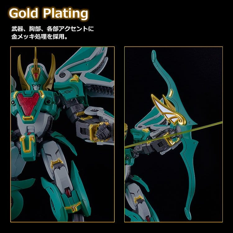 Mado King Granzort Moderoid King's Style Plastic Model Kit Winzert Gold Edition 18 cm