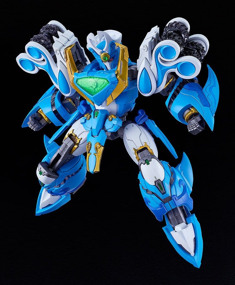 Mado King Granzort Moderoid Plastic Model Kit King's Style Aquabeat Gold Edition 18 cm
