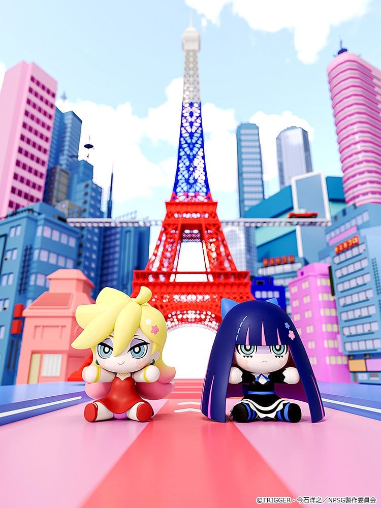 New Panty & Stocking with Garterbelt Huggy Good Smile Chibi Figure Stocking 6 cm