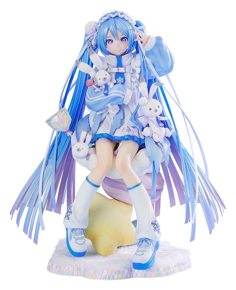 Character Vocal Series 01: Hatsune Miku PVC Statue 1/7 Snow Miku: Yukiiro Pop Ver. 24 cm