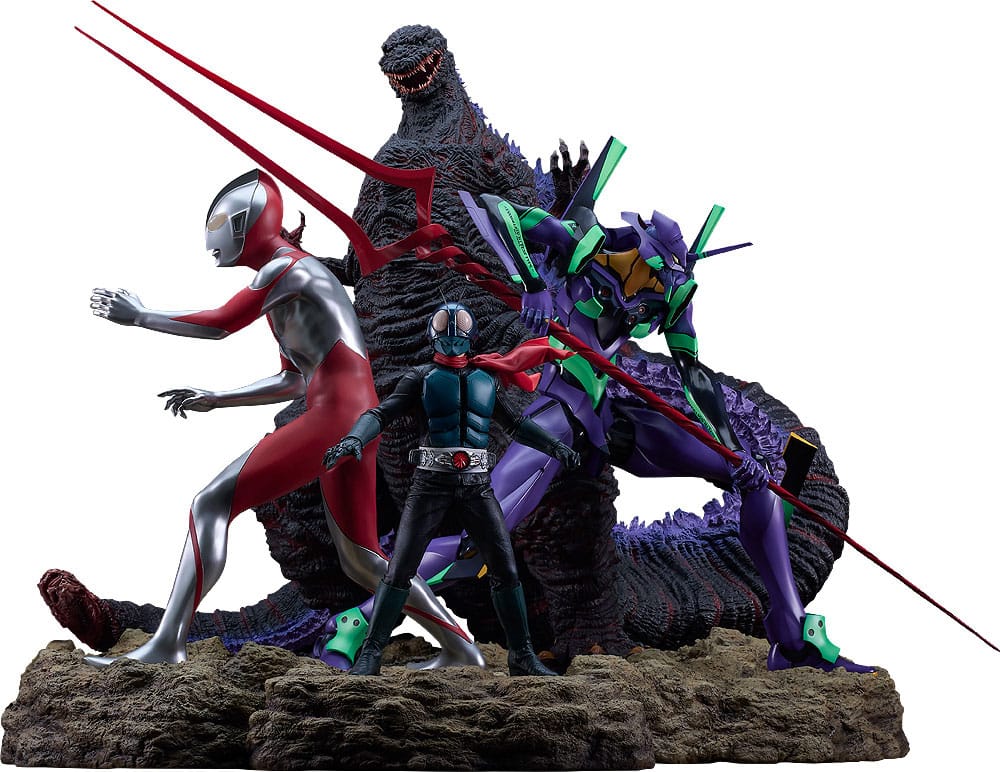 Shin Japan Heroes Universe Statues 4-Pack