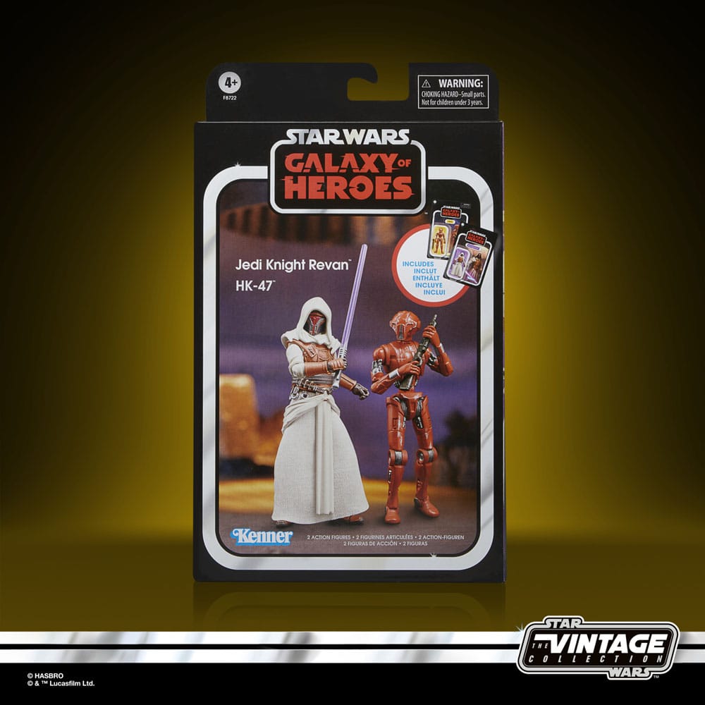 Star Wars: Galaxy of Heroes Vintage Collection Action Figure 2-Pack Jedi Knight Revan &amp; HK-47 10 cm