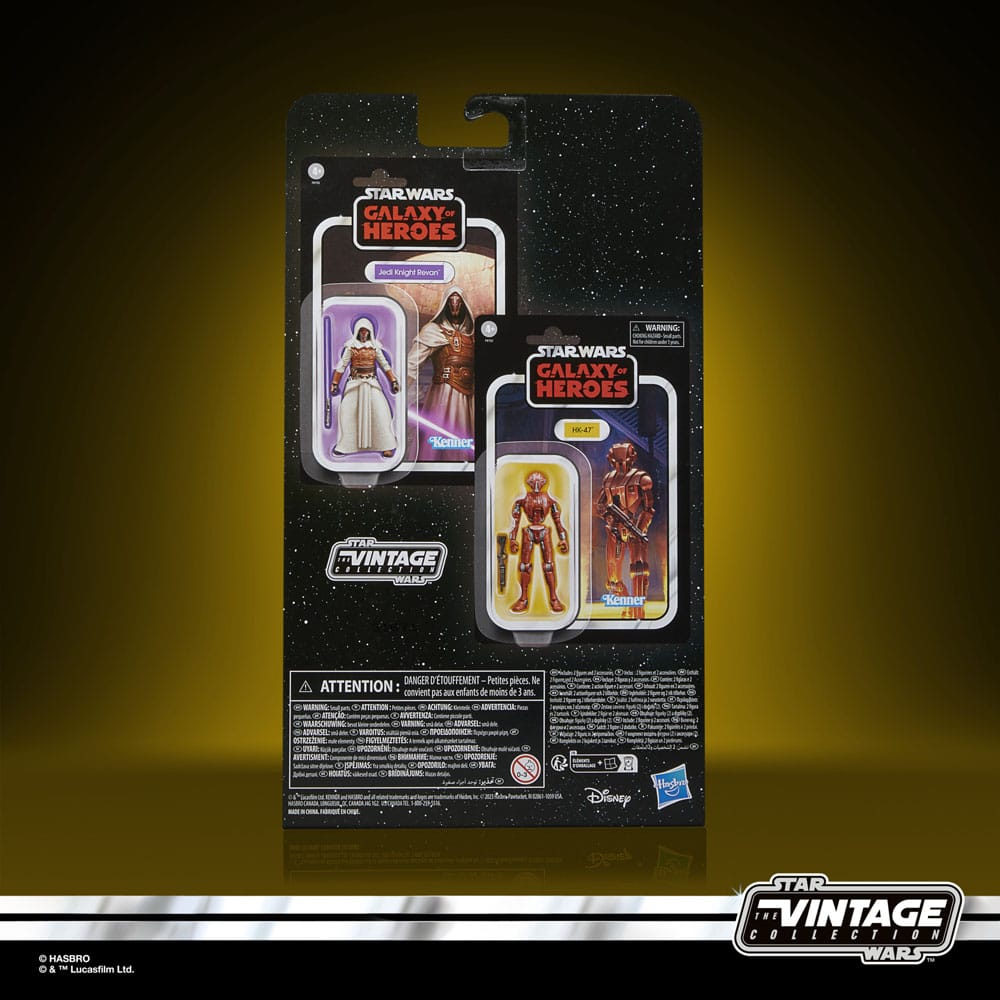 Star Wars: Galaxy of Heroes Vintage Collection Action Figure 2-Pack Jedi Knight Revan &amp; HK-47 10 cm