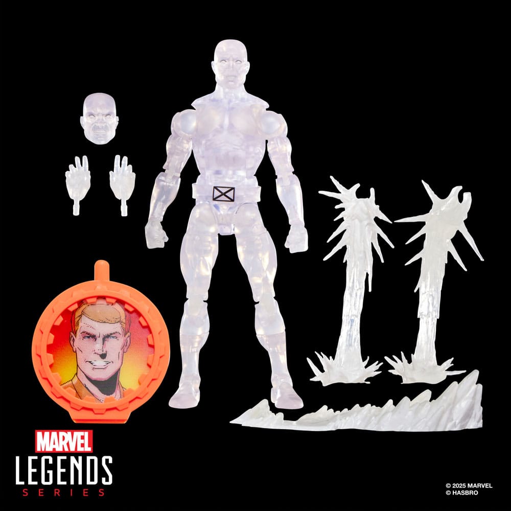 Secret Wars Marvel Legends Retro Action Figure Iceman 15 cm