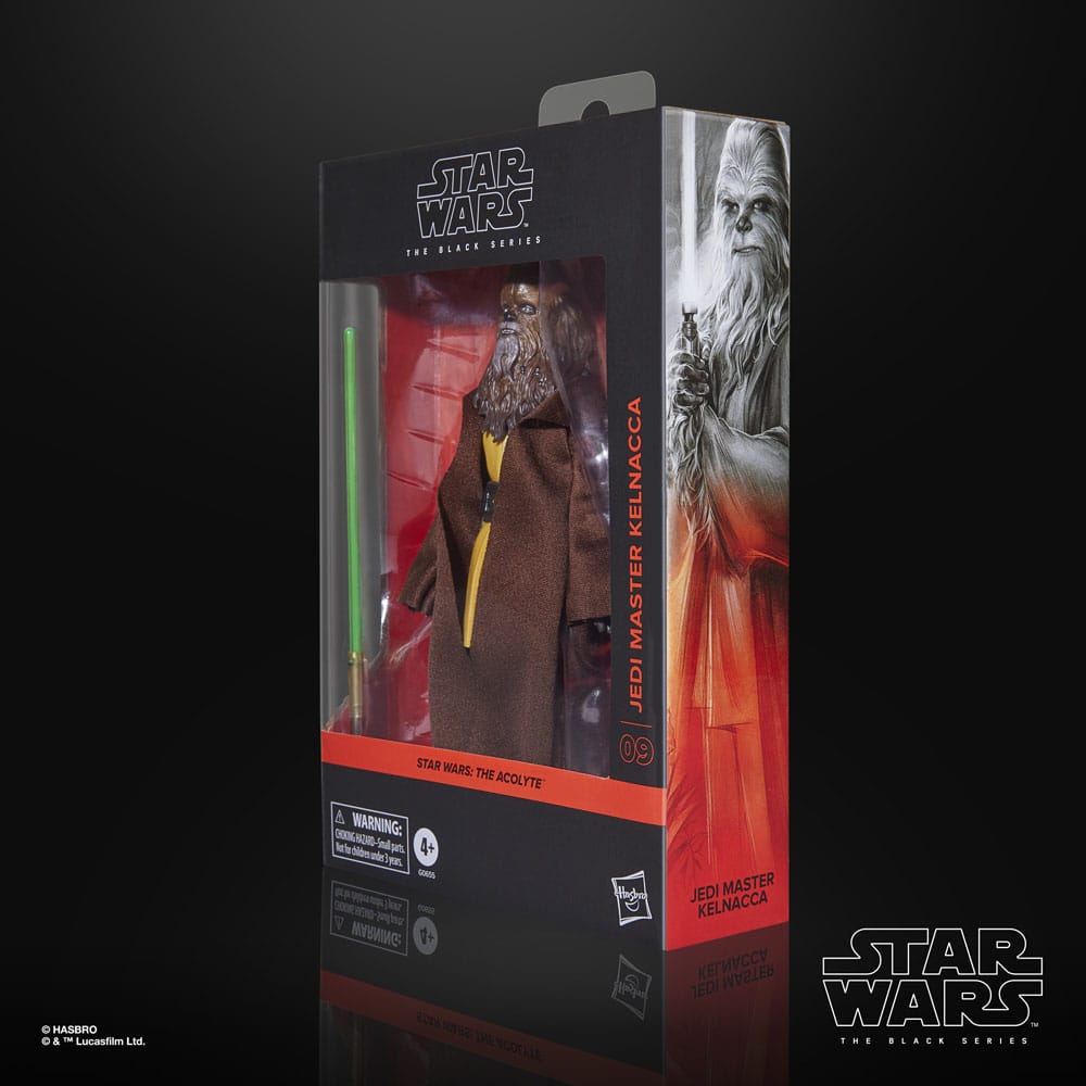 Star Wars: The Acolyte Black Series Action Figure Jedi Master Kelnacca 15 cm