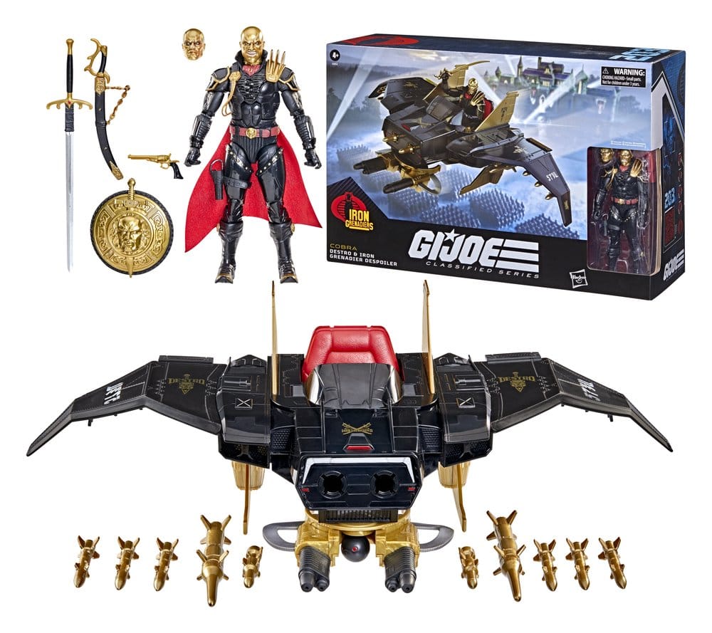G.I. Joe Classified Series Action Figure and Vehicle Set #203 Destro & Iron Grenadier Despoiler 15 cm