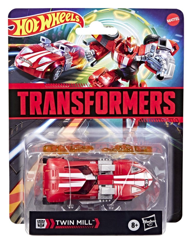 Transformers Collaborative Hot Wheels x Transformers Deluxe Class Action Figure Twin Mill 13 cm
