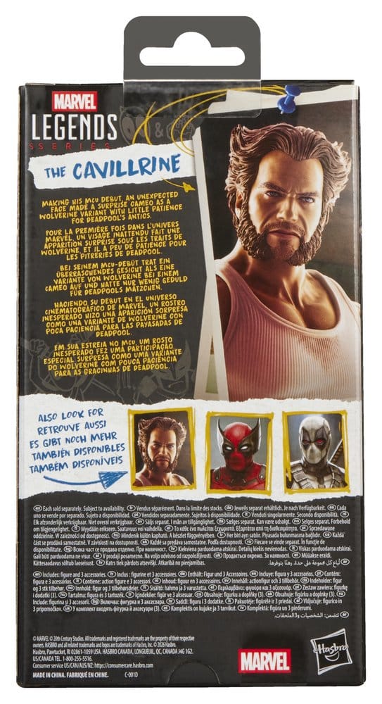 Deadpool & Wolverine Marvel Legends Action Figure The Cavillrine 15 cm