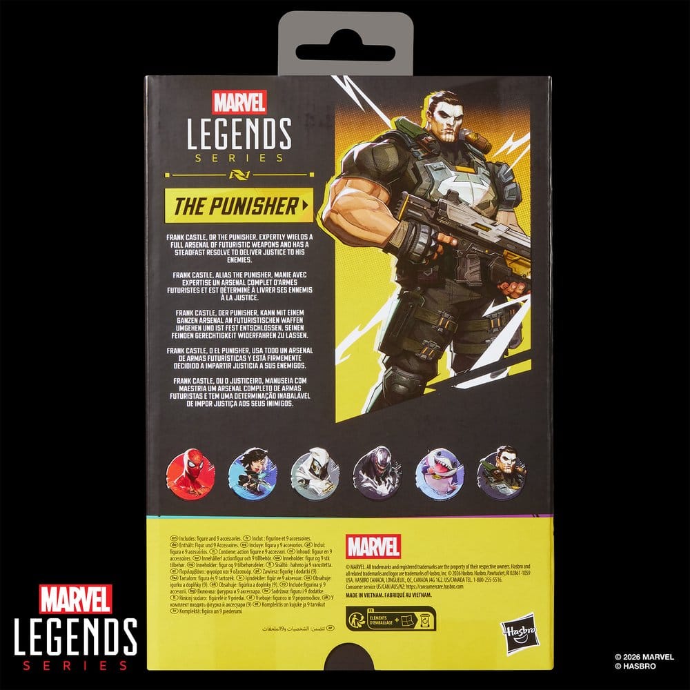 Marvel Rivals Marvel Legends Action Figure The Punisher 15 cm