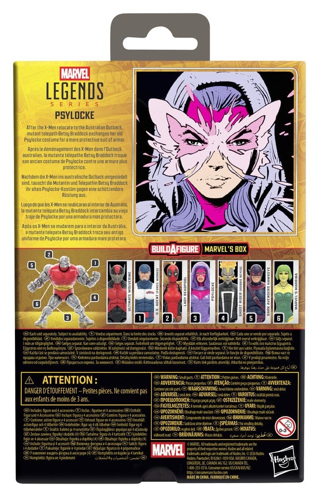 Marvel Legends Action Figure Psylocke (BAF: Marvel's Box) 15 cm