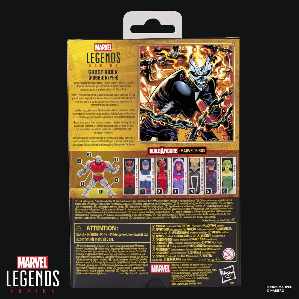 Marvel Legends Action Figure Ghost Rider (Robbie Reyes) (BAF: Marvel's Box) 15 cm