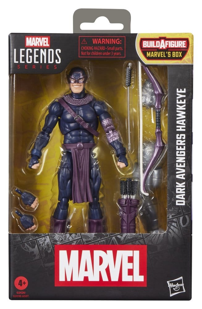 Marvel Legends Action Figure Dark Avengers Hawkeye (BAF: Marvel's Box) 15 cm