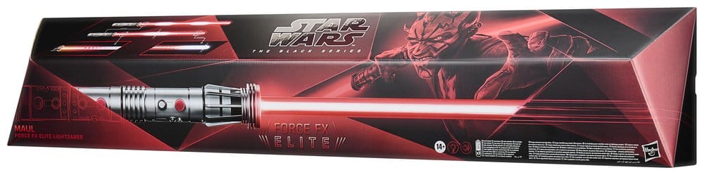 Star Wars: Maul - Shadow Lord Black Series Replica Force FX Elite Lightsaber Maul