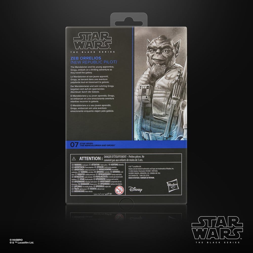 Star Wars: The Mandalorian & Grogu Black Series Action Figure Garazeb “Zeb” Orrelios 15 cm
