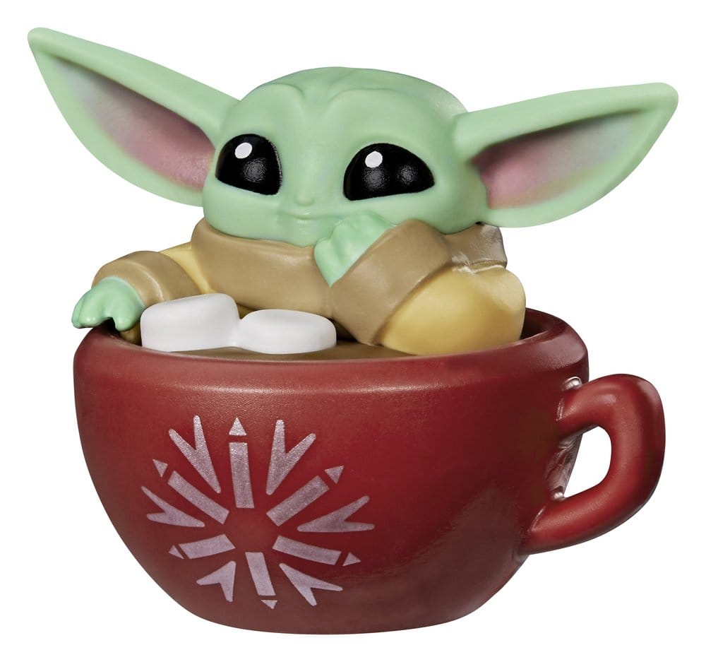 Star Wars Mini Figures 4 cm Grogu Force Freeze Series 2 Blind Box Display (24)