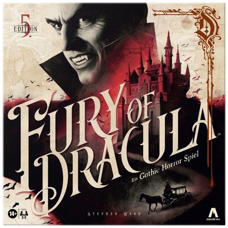Fury of Dracula Board Game 5th Edition *German Version*