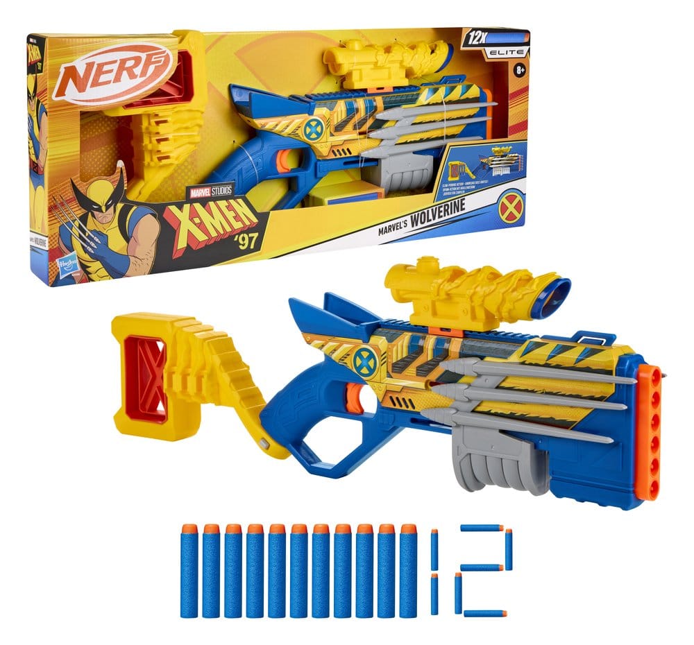 X-Men '97 NERF Dart Blaster Marvel's Wolverine