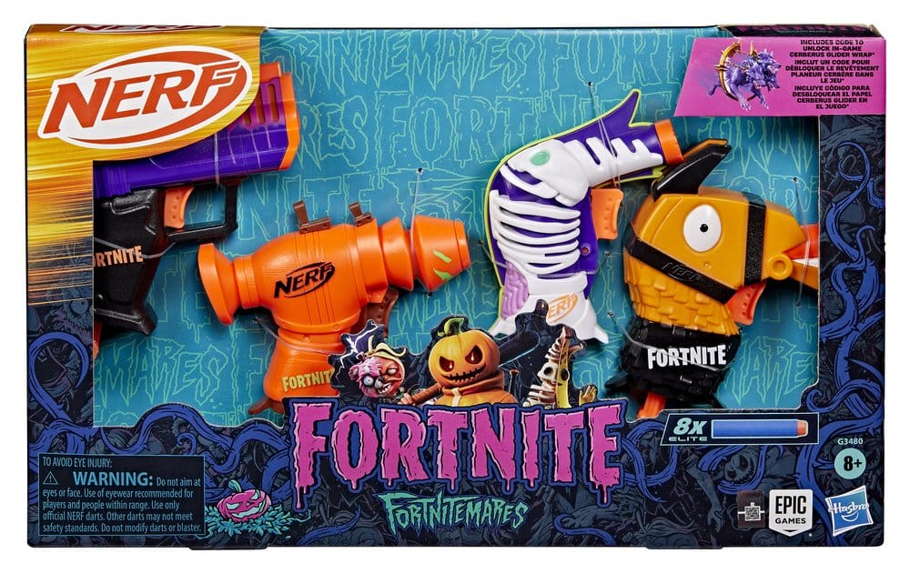 Fortnite NERF Dart Blaster 4-Pack Fortnitemares