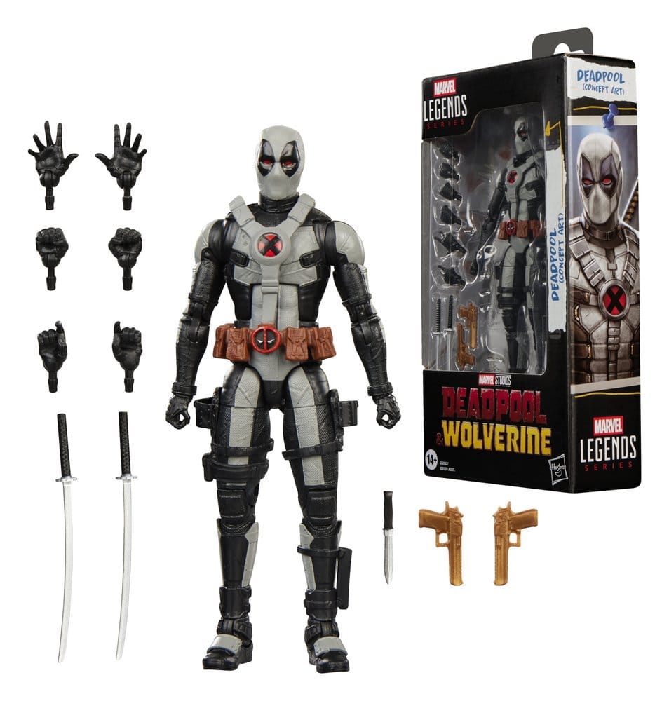 Deadpool & Wolverine Marvel Legends Action Figure Deadpool (Concept Art) 15 cm