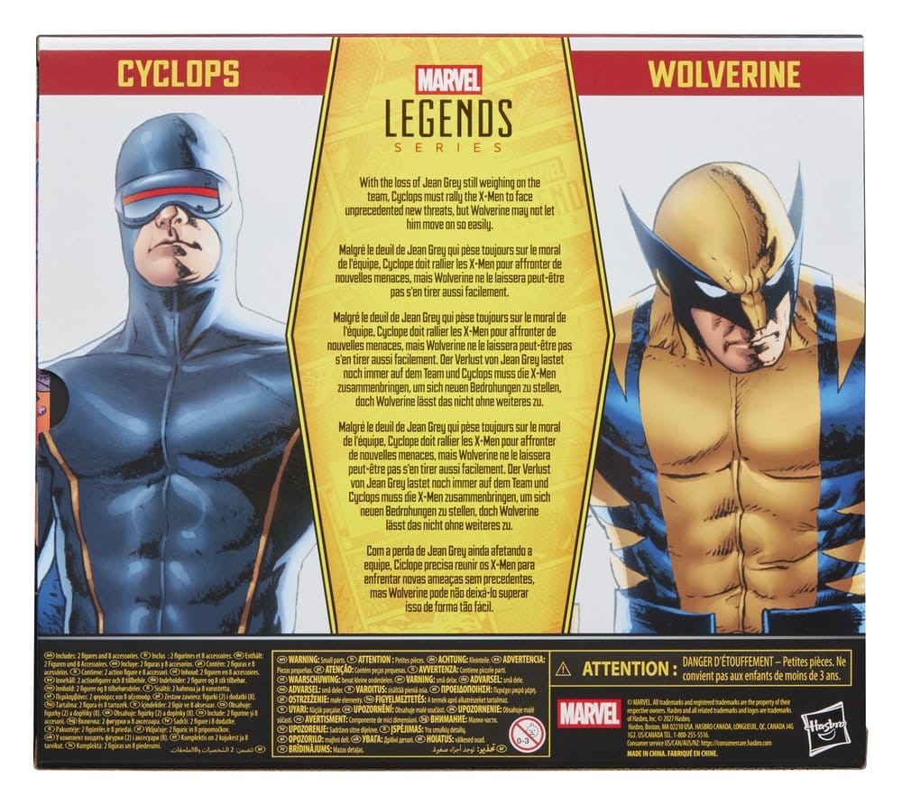 Astonishing X-Men Marvel Legends Action Figure 2-Pack Cyclops & Wolverine 15 cm