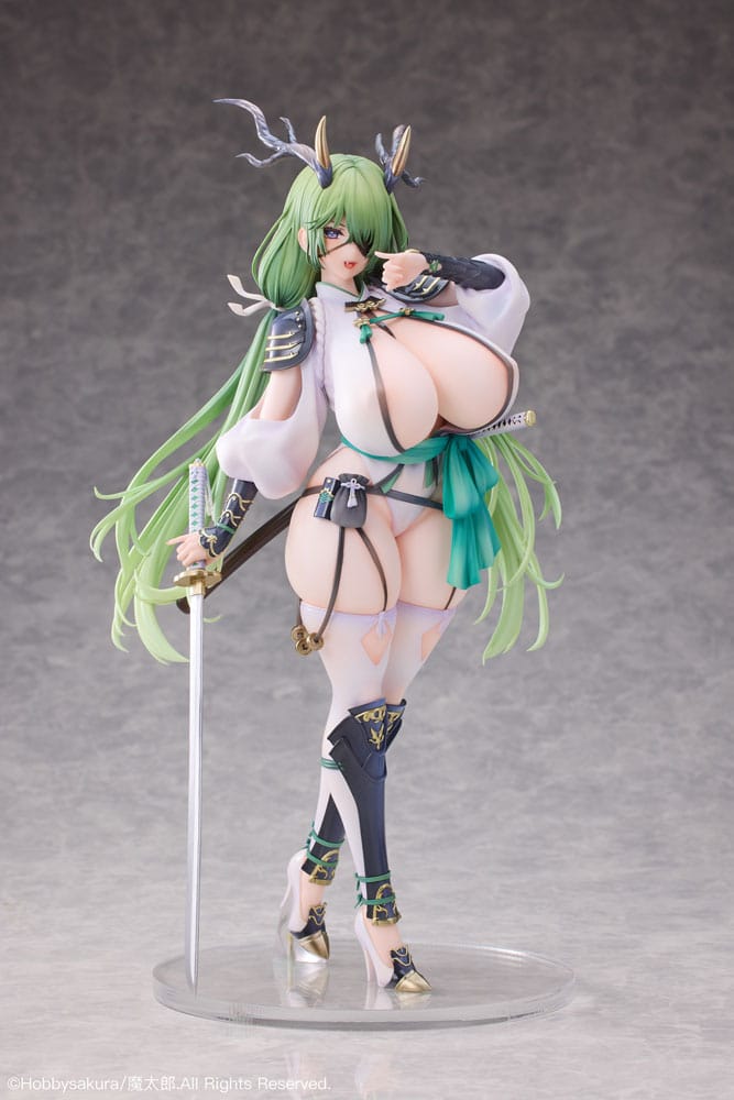 Original Character PVC Statue 1/6 Dokuganryu-chan Illustrated by Mataro 30 cm