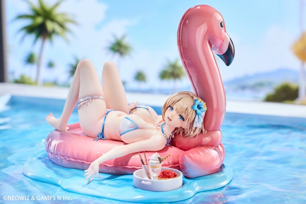 Brown Dust 2 PVC Figure 1/7 Hot Summer Dream Justia 16 cm