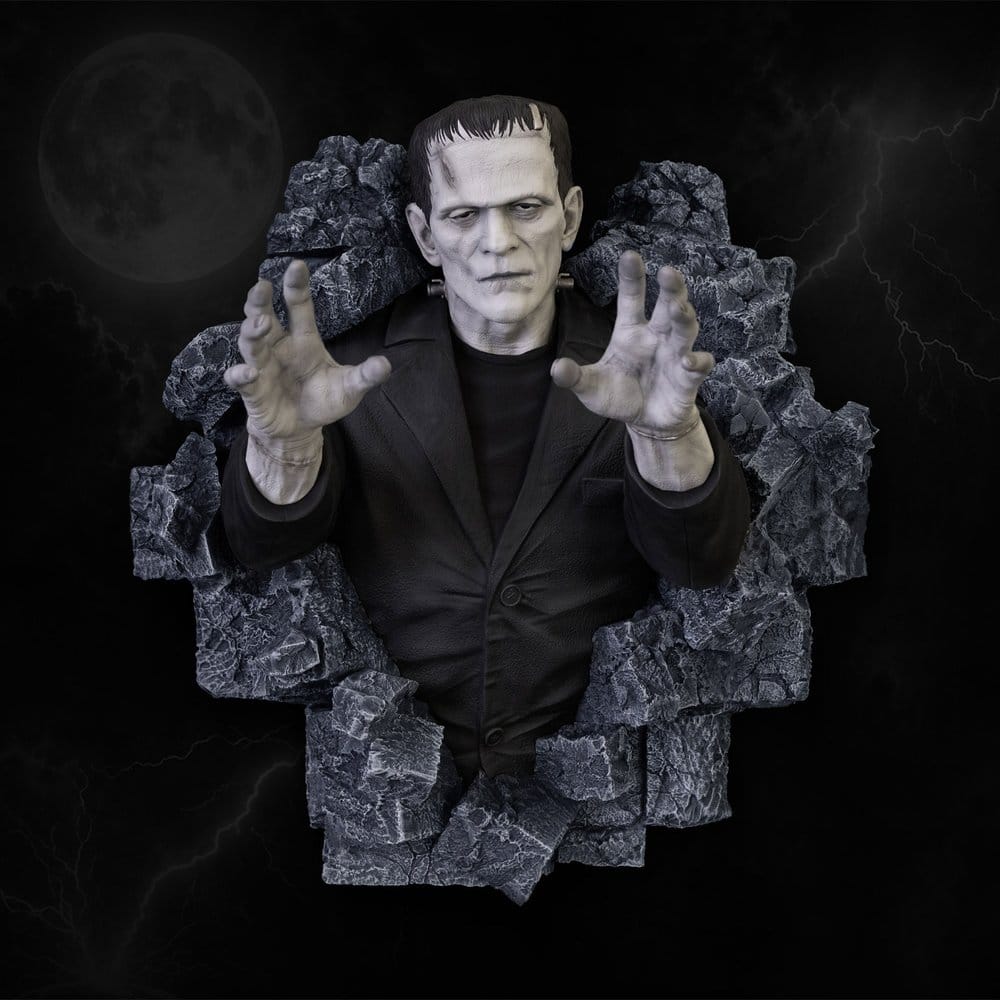 Frankenstein Wall Sculpture Classic Horror Edition Half Scale 48 cm