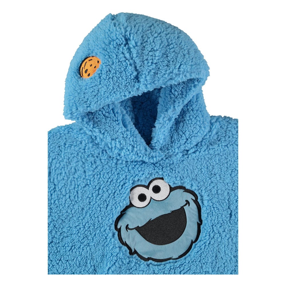 Sesame Street Teddy Hooded Sweater Cookie Monster Size M
