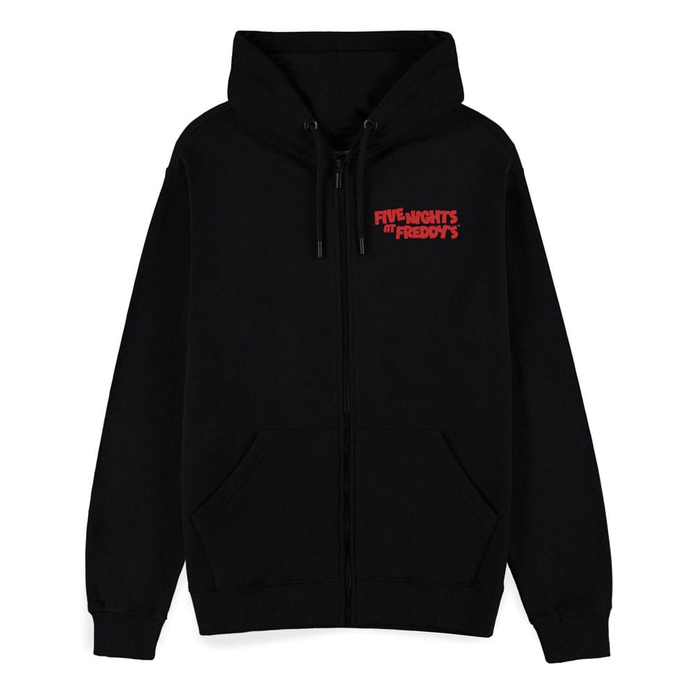 Five Nights at Freddy's Zipper Hoodie Can You Survive Size XL