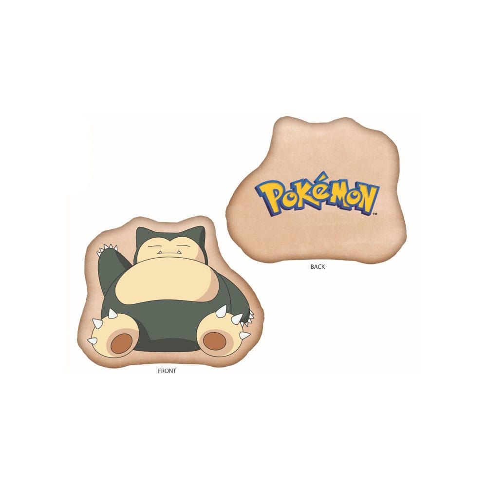 Pokemon Pillow Snorlax brown 36 cm