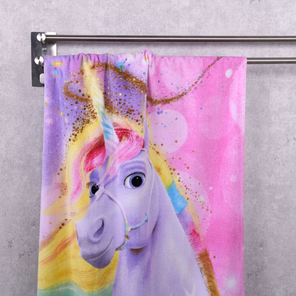 Unicorn Academy Velour Towel Magic 75 x 150 cm