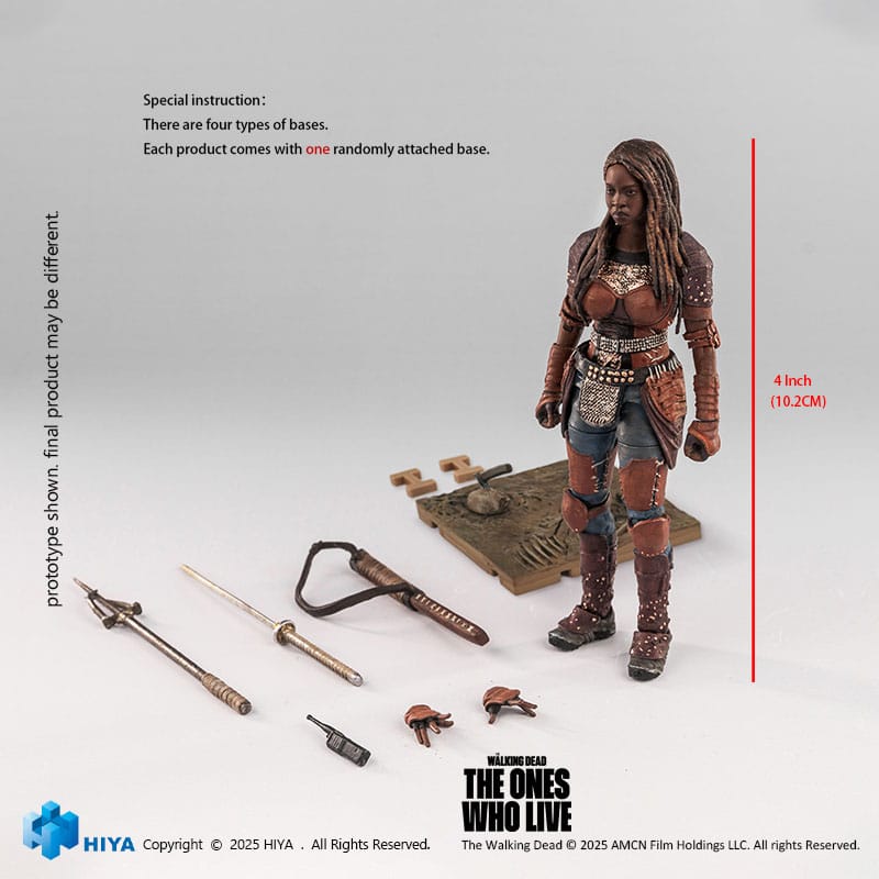 The Walking Dead: The Ones Who Live Exquisite Mini Action Figure 1/18 Michonne 10 cm