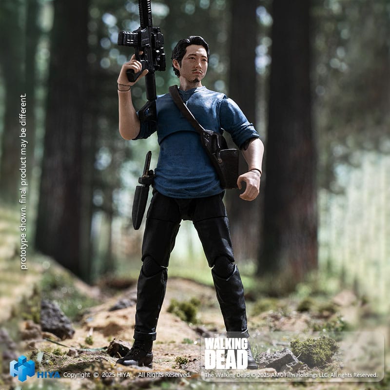 The Walking Dead Exquisite Mini Series Action Figure 1/18 Glenn 11 cm