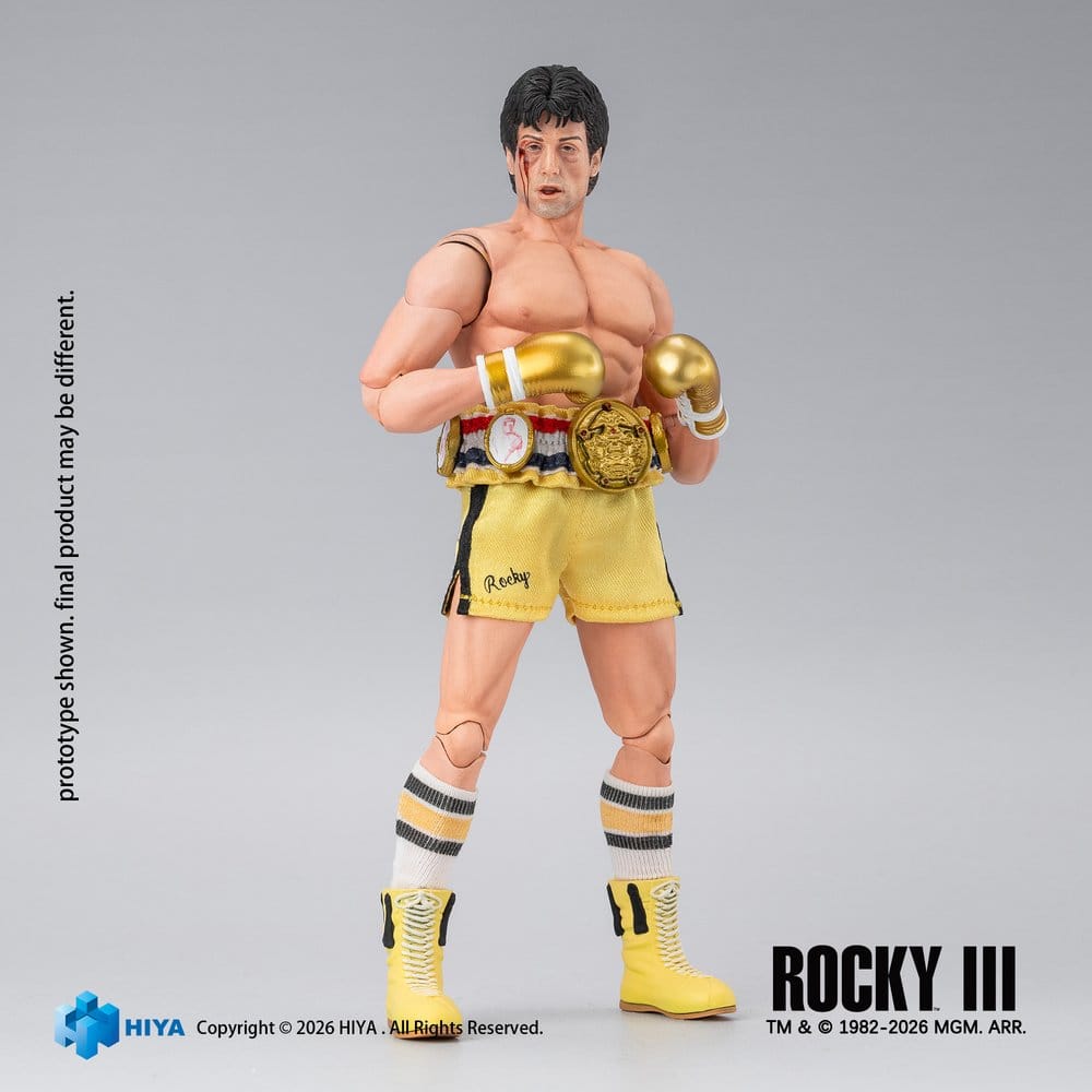 Rocky III Exquisite Super Action Figure 1/12 Rocky Boxer Version 16 cm
