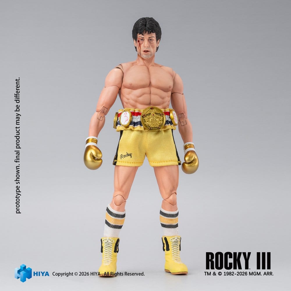 Rocky III Exquisite Super Action Figure 1/12 Rocky Boxer Version 16 cm