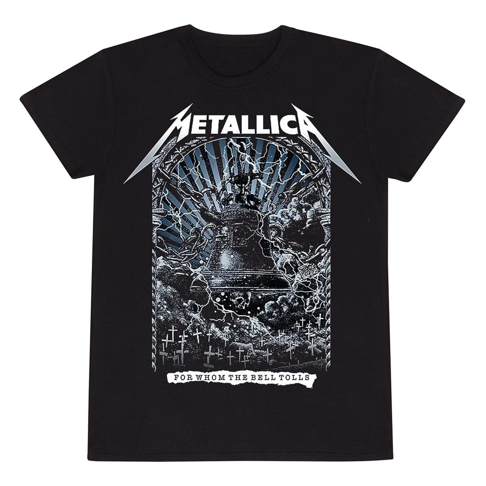 Metallica T-Shirt For Whom The Bells Toll Black Size XL