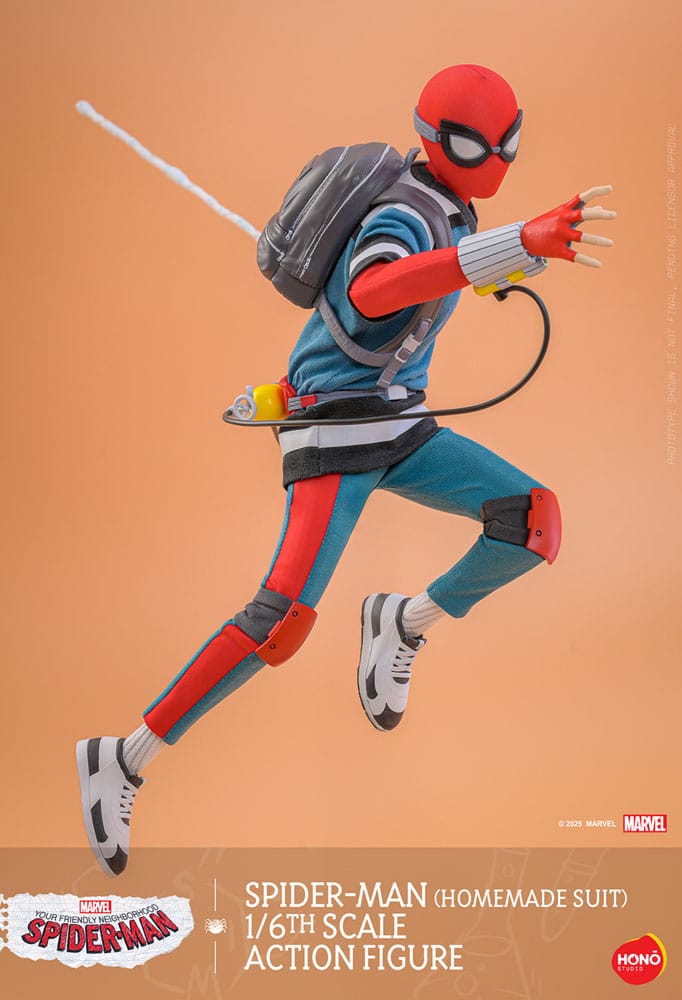 Your Friendly Neighborhood Spider-Man Action Figure 1/6 Spider-Man (Homemade Suit) 29 cm