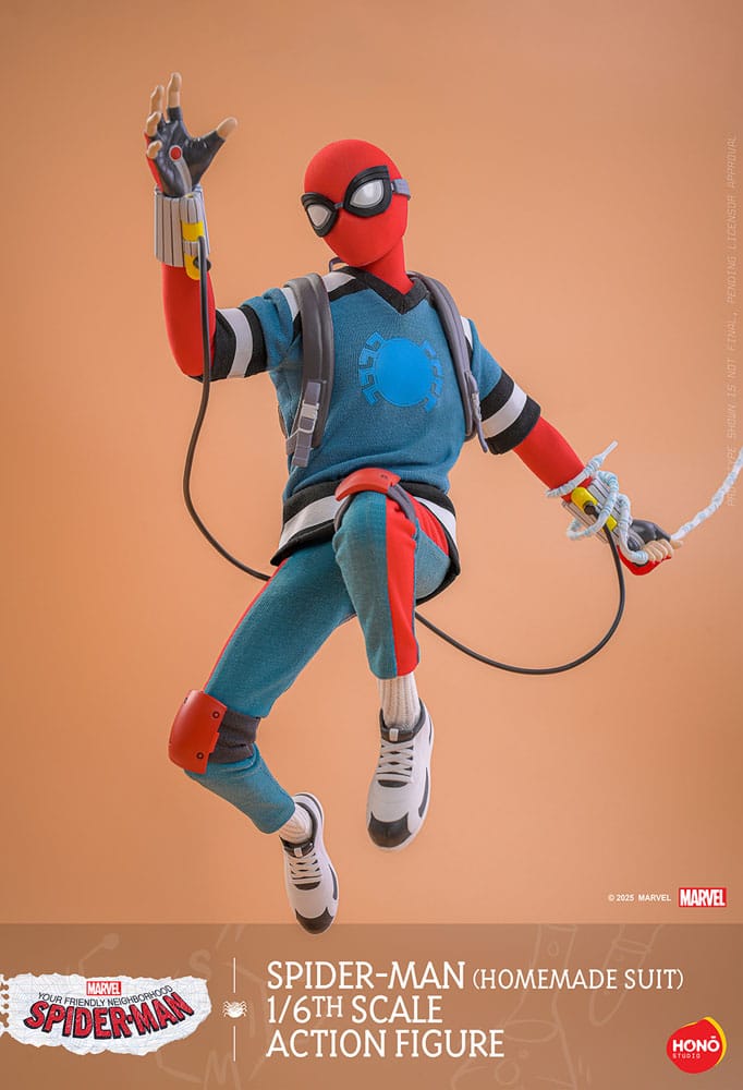 Your Friendly Neighborhood Spider-Man Action Figure 1/6 Spider-Man (Homemade Suit) 29 cm