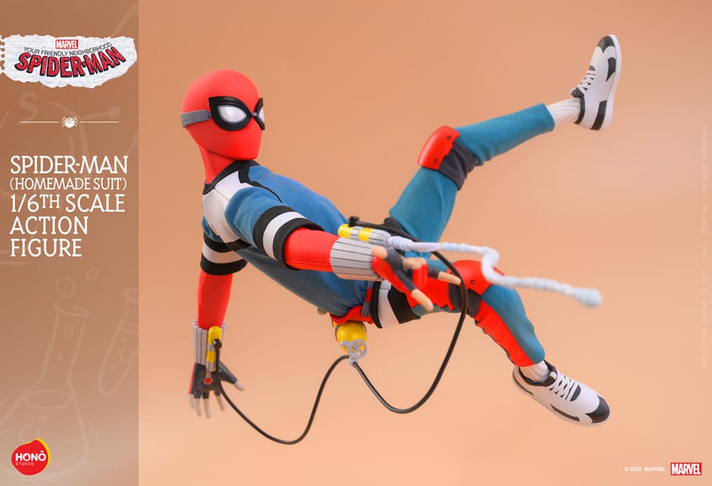 Your Friendly Neighborhood Spider-Man Action Figure 1/6 Spider-Man (Homemade Suit) 29 cm