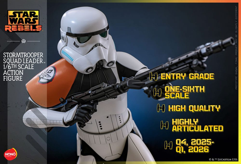 Star Wars: Rebels Action Figure 1/6 Stormtrooper Squad Leader 28 cm