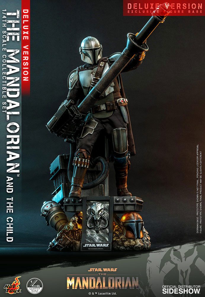 Star Wars The Mandalorian Action Figure 2-Pack 1/4 The Mandalorian &amp; The Child Deluxe 46 cm