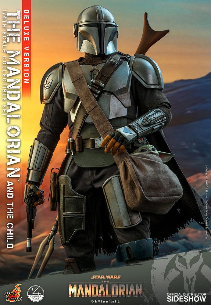Star Wars The Mandalorian Action Figure 2-Pack 1/4 The Mandalorian &amp; The Child Deluxe 46 cm