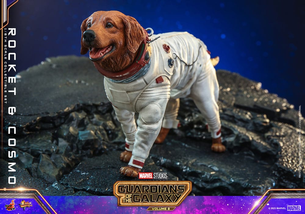 Guardians of the Galaxy Vol. 3 Movie Masterpiece Action Figure 1/6 Rocket &amp; Cosmo 16 cm