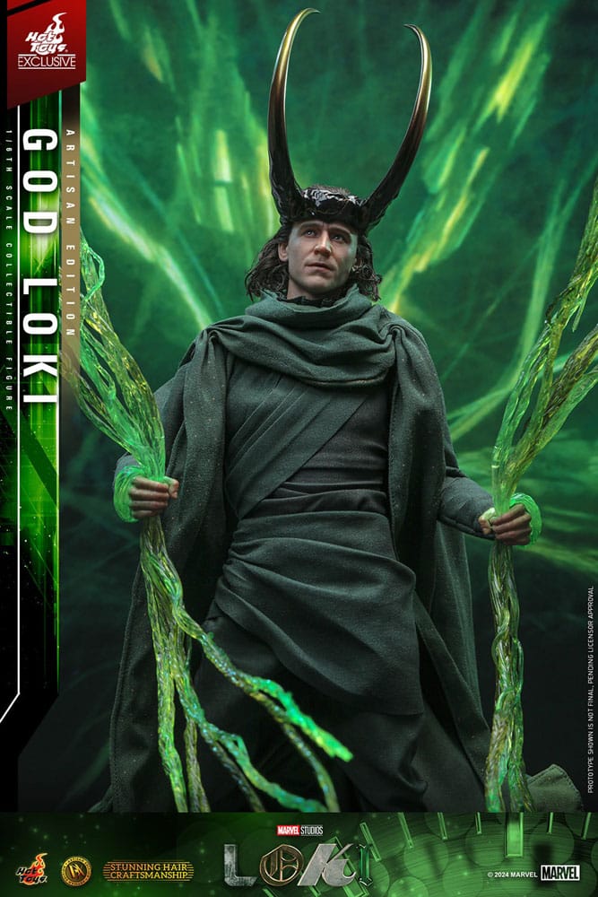 Loki DX Action Figure 1/6 God Loki Artisan Edition Hot Toys Exclusive 31 cm