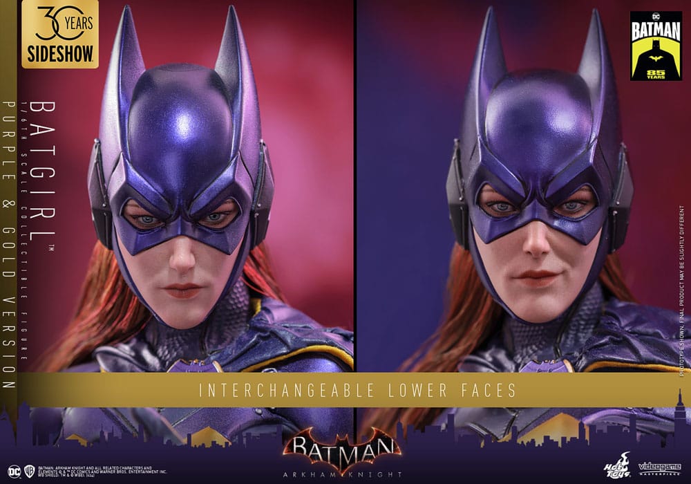 Batman Arkham Knight Videogame Masterpiece Action Figure 1/6 Batgirl (Purple and Gold Version) Exclusive 30 cm