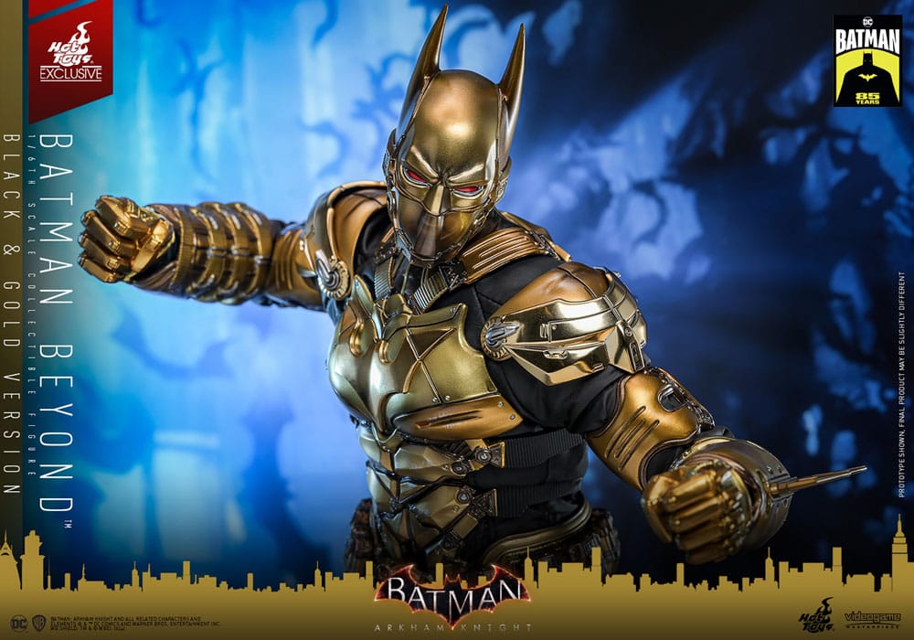 Batman: Arkham Knight Videogame Masterpiece Action Figure 1/6 Batman Beyond (Black & Gold Version) 32 cm