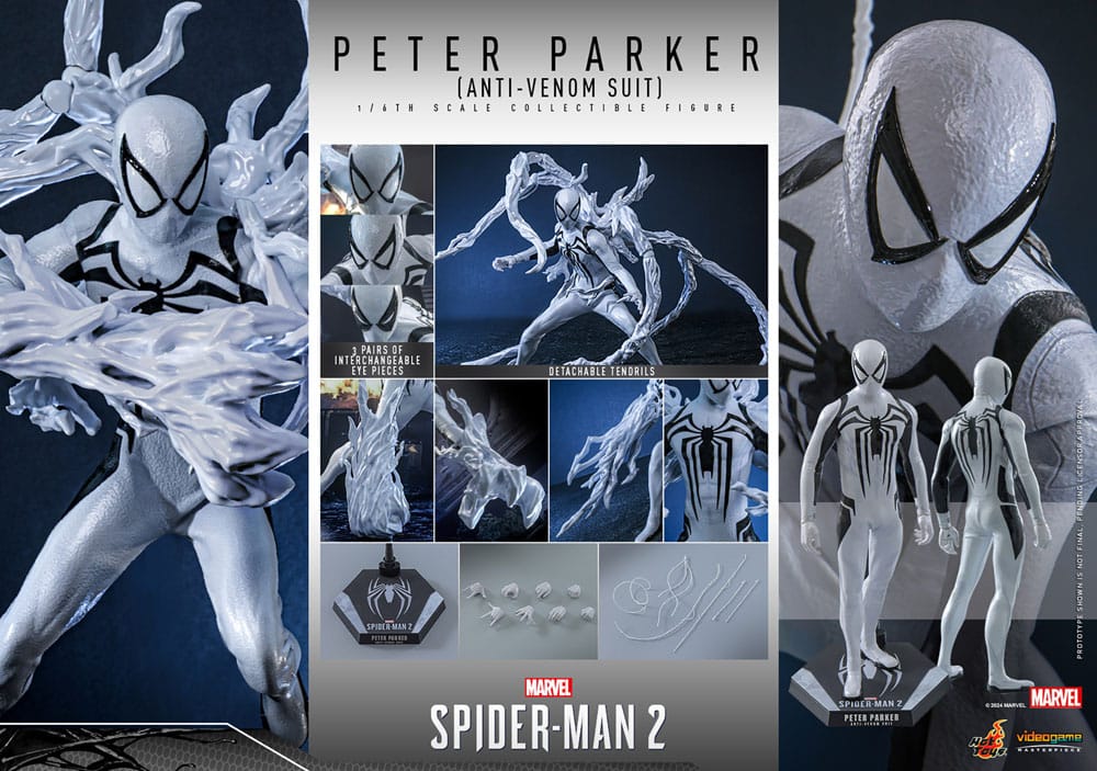 Spider-Man 2 Video Game Masterpiece Action Figure 1/6 Peter Parker (Anti-Venom Suit) 30 cm