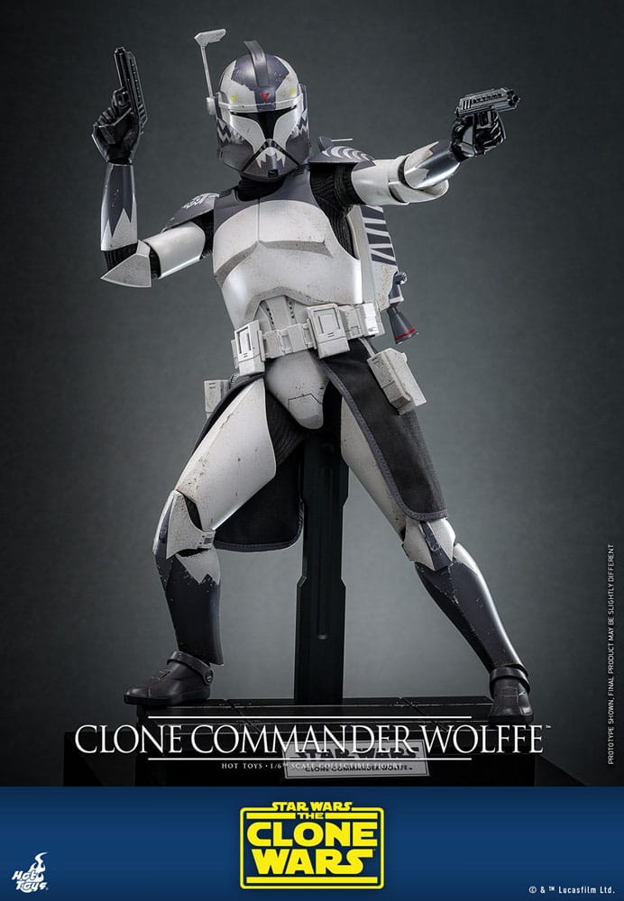 Star Wars: The Clone Wars Action Figure 1/6 Clone Commander Wolffe 30 cm