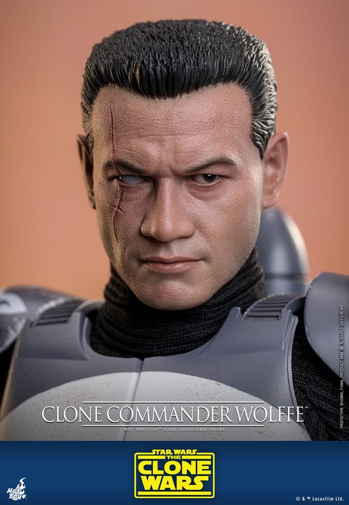 Star Wars: The Clone Wars Action Figure 1/6 Clone Commander Wolffe 30 cm