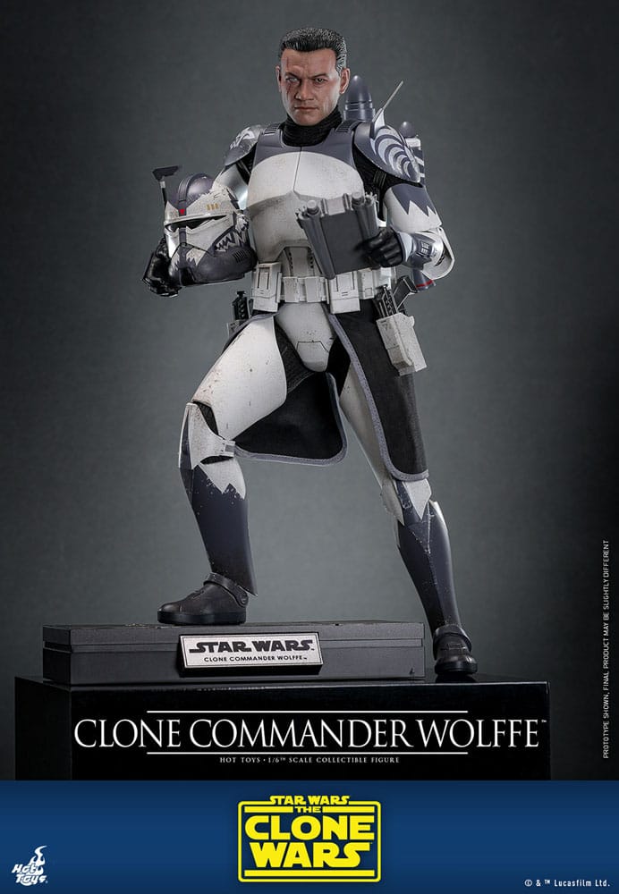 Star Wars: The Clone Wars Action Figure 1/6 Clone Commander Wolffe 30 cm